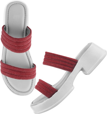 Hitway Women Heels(Maroon , 7)