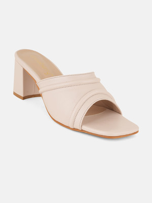 Dressberry Women Heels(Tan , 7)