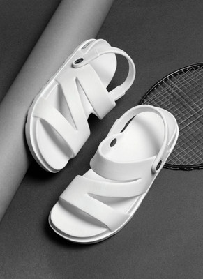 TOE CANDY Men Clogs(White , 10)