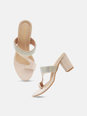 Dressberry Women Heels(Pink , 5)