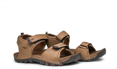 asian Men Sandals(Beige, Brown , 9)