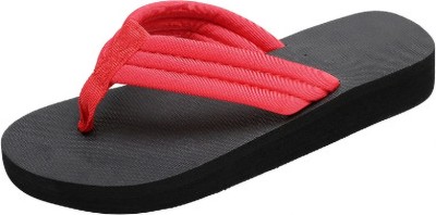 Kiwaoo Women Wedges(Black, Red , 5)