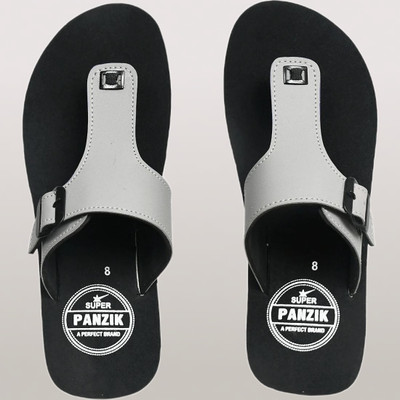 PANZIK Men Sandals(Grey , 7)