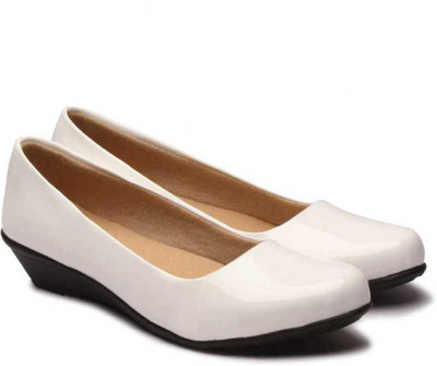 KOMOPT Women Bellies(White , 4)