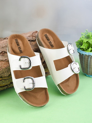 Fashion Melody Women Flats(White , 4)