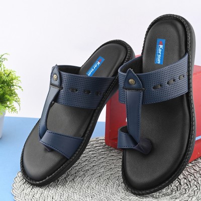 Karsun Men Sandals(Blue , 6)