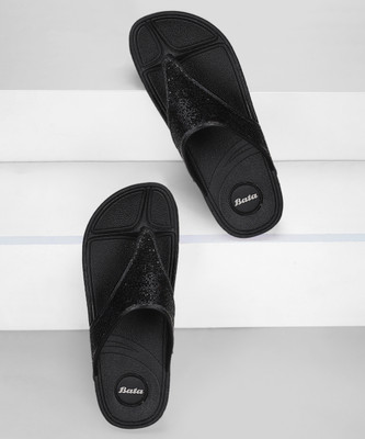 Bata Women Flats(Black , 5)