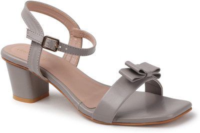 Dressberry Women Heels(Grey , 3)