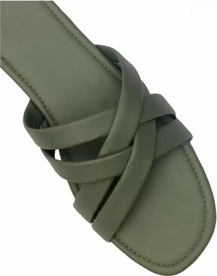 MARYAM Women Flats(Green , 5)