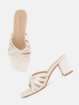 Dressberry Women Heels(White , 5)