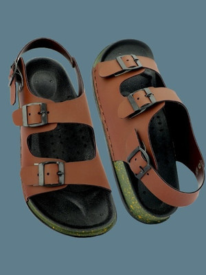 Buxton Men Sandals(Brown , 8)