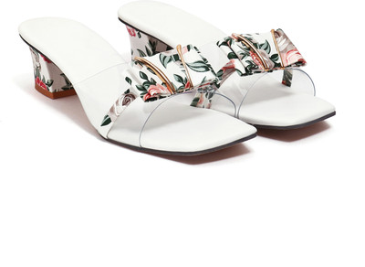 GISHU TRADERS Women Heels(White , 5)