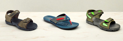 Classica Men Sandals(Brown, Blue, Red, Olive , 8)