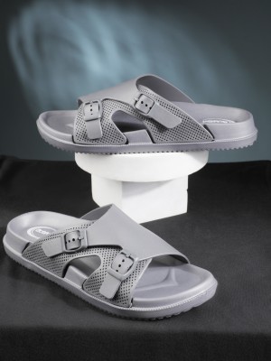 action AN-52 Slider Men Sandals(Grey , 8)