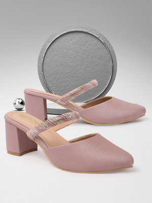 Denill Women Heels(Pink , 7)