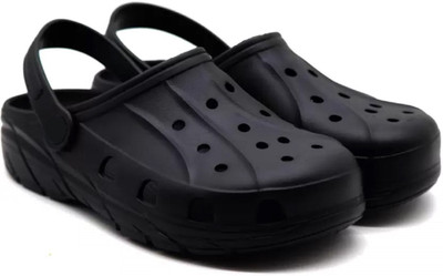 BERSACHE Men Clogs(Black , 7)