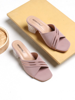 heighten Women Heels(Purple , 6)