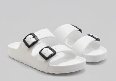 frento Men Sandals(White , 9)