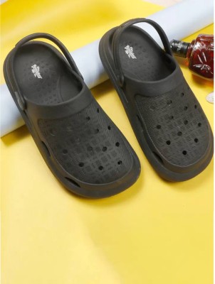 MDKtraders Men Sandals(Black , 8)