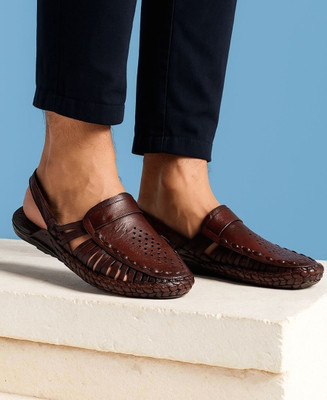 Kolhapuri Men Sandals(Brown , 11)