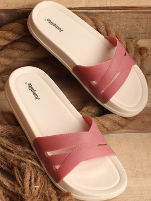 JUMPLITE Women Flats(Pink , 4)