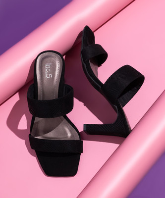 Inc.5 Women Heels(Black , 4)