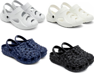 Golf Men Clogs(Grey, White, Blue, Black , 9)