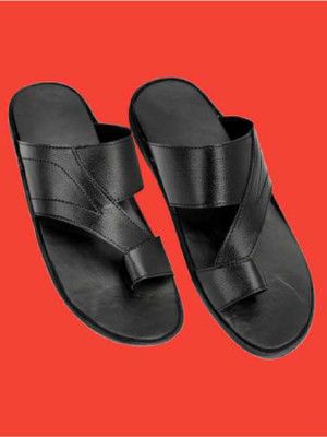 Buxton Men Sandals(Black , 7)
