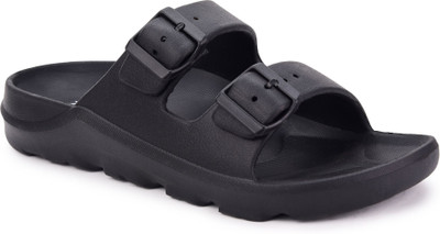 Zoom Shoes Lightweight Waterproof Sandals Buckle Soft Anti-Skid Adjustable & Comfy Men Casual(Black , 8)