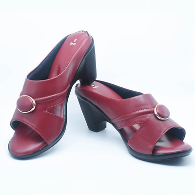 IndiForce Women Heels(Red , 4)