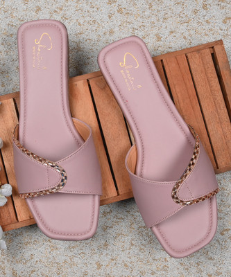 Shoestail Women Heels(Pink , 5)