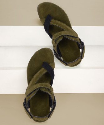 Royal Cruzz Men Flats(Olive , 9)