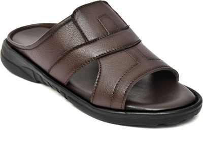 Real Bliss Men Sandals(Brown , 9)