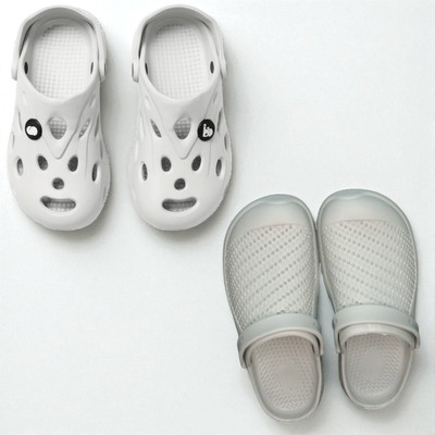 Monrav Men Clogs(Off White, Off White , 10)