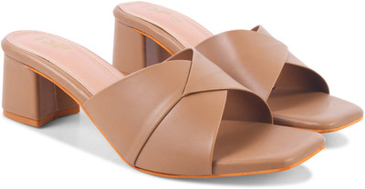 THE STHAPAK BLESS YOUR FEET Women Heels(Beige , 8)