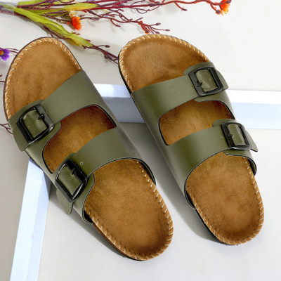 Corstyle Men Sandals(Green , 10)