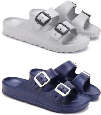 DRACKFOOT Men Slides(Blue , 10)