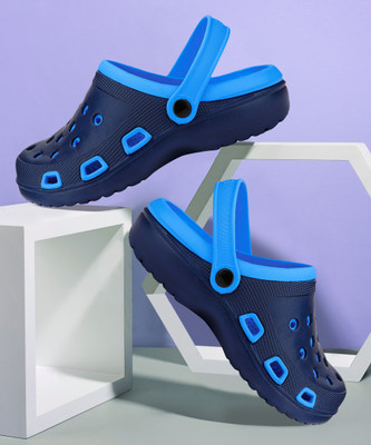 BERSACHE Men Clogs(Blue , 7)