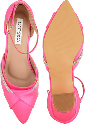 CORSICA Women Heels(Pink , 8)