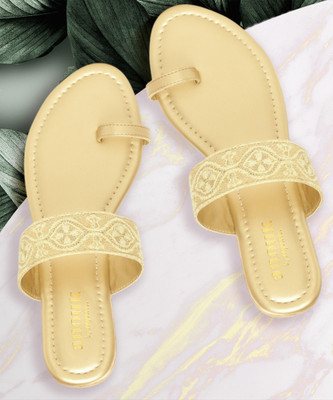 ANOUK Women Flats(Gold , 3)