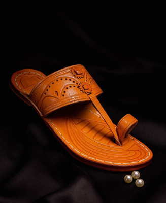 Kolhapuri Men Sandals(Tan , 10)