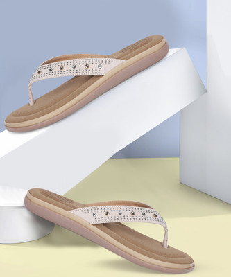 Bata Women Flats(Beige , 8)