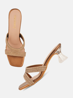 Dressberry Women Heels(Copper , 7)