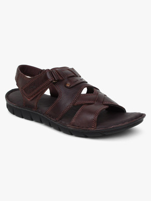 Mardi Gras Men Sandals(Brown , 7)