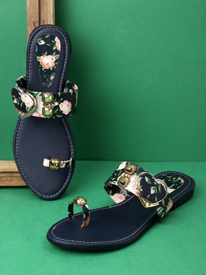 Leemon Women Flats(Navy , 5)