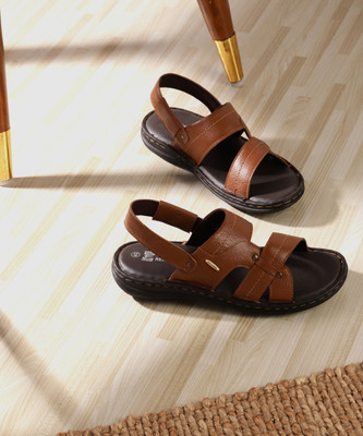 RED CHIEF Men Sandals(Tan , 9)