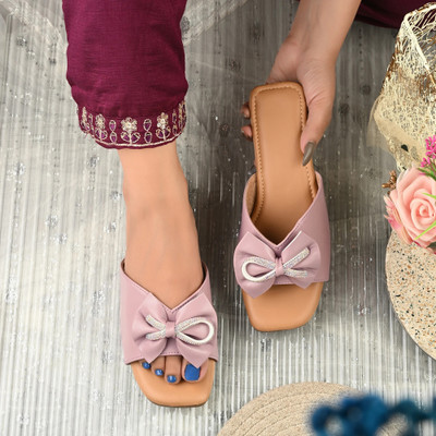 RAVIS Women Flats(Purple , 8)
