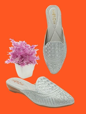 Bambam Women Flats(Grey , 8)