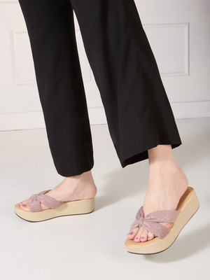 Inc.5 Women Heels(Beige, Pink , 7)