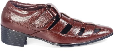 BXXY Men Heels(Brown , 7)